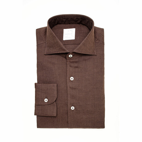 Jr Limited Edition Regular Fit Shirt // Dark Brown (Euro: 38)