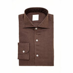 Jr Limited Edition Regular Fit Shirt // Dark Brown (Euro: 38)