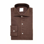 Jr Limited Edition Slim Fit Shirt // Dark Brown (Euro: 38)