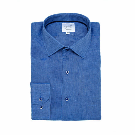 Vittone Slim Fit Shirt V3 // Navy (Euro: 38)