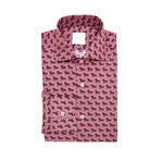 Jr Limited Edition Regular Fit Shirt // Maroon Cabalino (Euro: 38)
