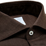 Jr Limited Edition Regular Fit Shirt // Dark Brown (Euro: 38)