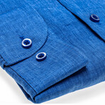 Vittone Slim Fit Shirt V3 // Navy (Euro: 38)