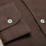 Jr Limited Edition Regular Fit Shirt // Dark Brown (Euro: 38)