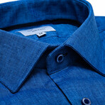 Vittone Slim Fit Shirt V3 // Navy (Euro: 38)