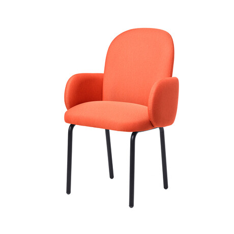 Dost Steel Dinner Chair // Terracotta