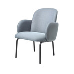 Dost Steel Lounge Chair // Dark Gray