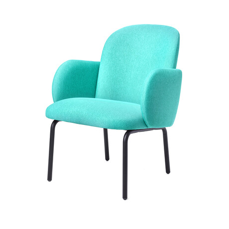 Dost Steel Lounge Chair // Light Green