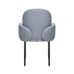 Dost Steel Dinner Chair // Dark Gray