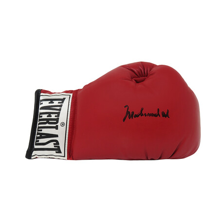 Muhammad Ali // Signed Red Right Hand Glove