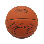 Michael Jordan // Signed Wilson Jet "I'm Back March 19, 1995" Engraved Basketball // Limited Edition #326/1995 (UDA)