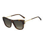 Givenchy Women's Oversize Square Sunglasses // Havana + Brown