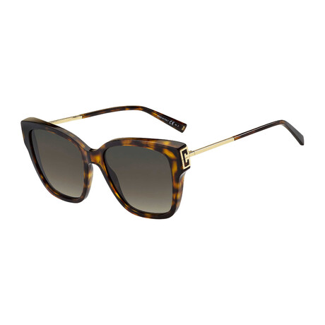 Givenchy // Women's Oversize Square Sunglasses // Havana + Brown