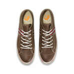 168 Sneaker // Red + Brown (US: 4)