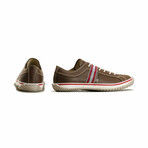 168 Sneaker // Red + Brown (US: 4)