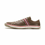 168 Sneaker // Red + Brown (US: 8)