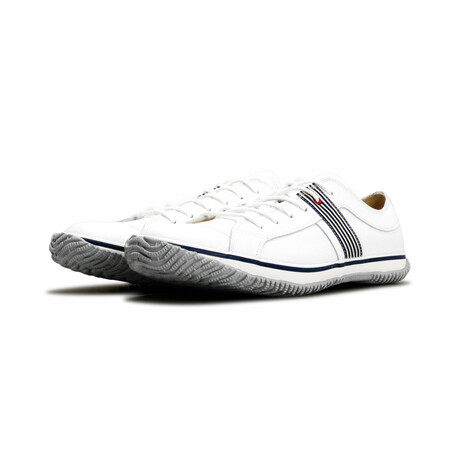 168 Sneaker // White + Navy (US: 4)