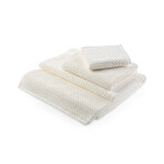 Bonini Chevron Ivory (4 Piece Set // Bath Sheet + Bath Towel + Hand Towel + Wash Cloth)