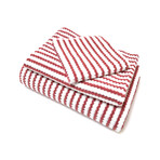 Waffle Coral Ivory (3 Piece Set // Bath Towel + Hand Towel + Wash Cloth)