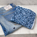 Denim Blue Linen (Wash Cloth)