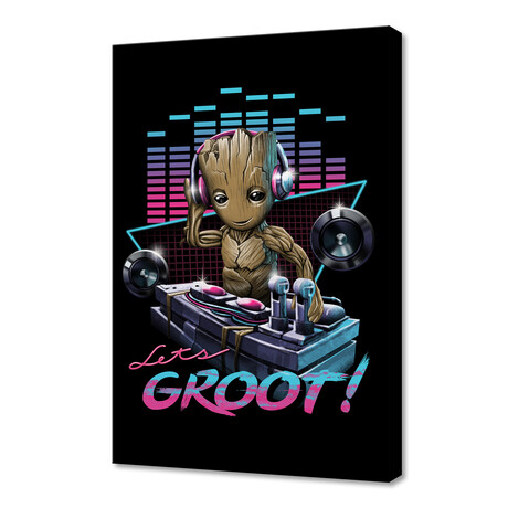 DJ Groot - Color Sep (12"H x 8"W x 0.75"D)