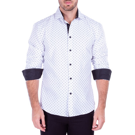 Timber Long Sleeve Button Up Shirt // White (S)
