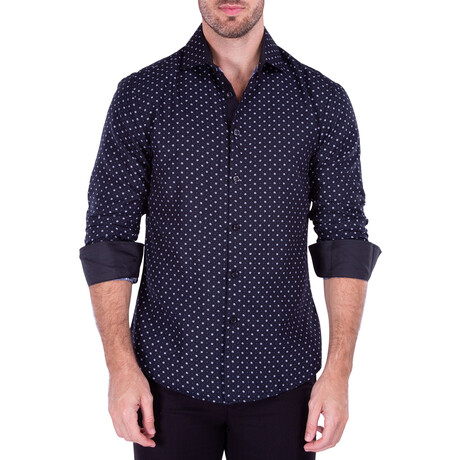Timber Long Sleeve Button Up Shirt // Black (S)