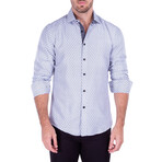 Reign Long Sleeve Button Up Shirt // White (L)