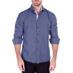 Always Right Long Sleeve Button Up Shirt // Navy (M)