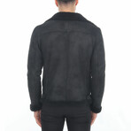 Bowen Shearling Jacket // Black (L)