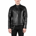 Marcel Leather Jacket // Black (XL)