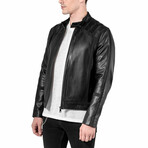 Marcel Leather Jacket // Black (L)