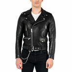 Myles Leather Jacket // Black (M)