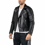 Arnold Leather Jacket // Black (L)