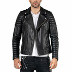 Arnold Leather Jacket // Black (L)