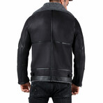 Jordan Shearling Jacket // Black (S)