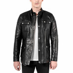 David Leather Jacket // Black (L)