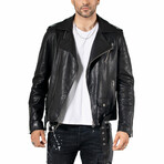 Jasper Leather Jacket // Black (XL)