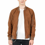 Nicholas Leather Jacket // Tan (XL)