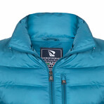 Kash Winter Coat // Turquoise  (L)
