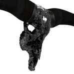 Longhorn Skull // Black Horns // Black Mirror // Mosaic Finish