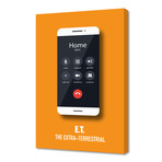 ET The Extra Terrestrial - Alternative Movie Poster (8"W x 12"H x 0.75"D)