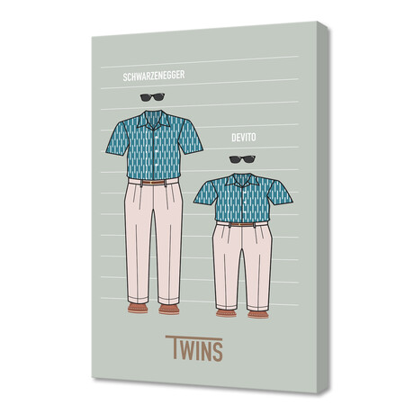Twins (8"W x 12"H x 0.75"D)