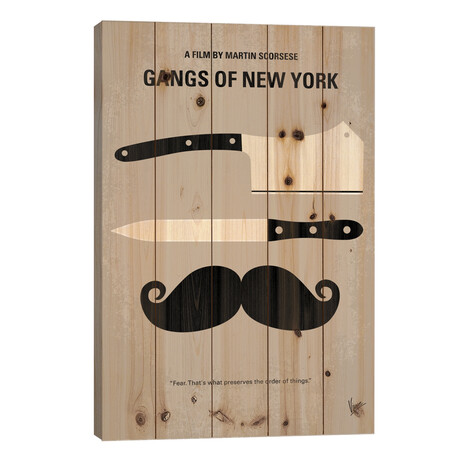 Gangs Of New York (40"H x 26"W x 1.5"D)