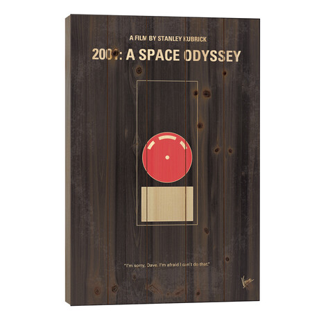 2001: A Space Odyssey (40"H x 26"W x 1.5"D)