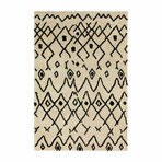 Addison Calabar Transitional Abstract Diamond Snow (3'6" x 5'6" Area Rug)