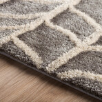 Addison Calabar Transitional Tread Pattern Concrete (3'6" x 5'6" Area Rug)