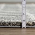 Addison Calabar Transitional Tread Pattern Concrete (3'6" x 5'6" Area Rug)