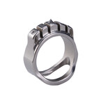 SKF3T Titanium Tactical Ring with Hidden Bottle Opener  (Without glow bar version) (Large)