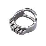 SKF3T Titanium Tactical Ring with Hidden Bottle Opener  (Without glow bar version) (Middle)